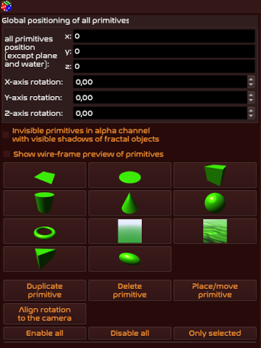 Primitives